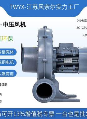 -风奈尔TB200-20吹膜机铸铝蜗壳风机锅炉蒸发器助燃风机厂家