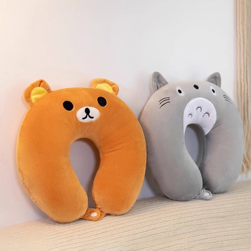 U 자형 베개 목 베개 목 경추 베개 항공기 목 베개 여행 베개 맞춤 인쇄 로고 낮잠 베개 쿠션