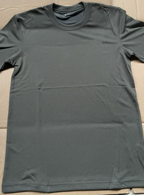 军旭厂灰色巡逻夏内衣单向导湿短袖圆领衫速干男士运动抗静电T恤