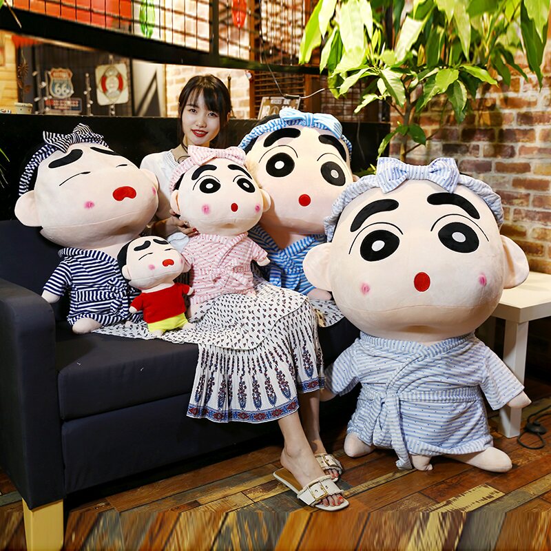 蜡笔小新布娃娃抱枕生日毛绒玩具