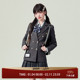 花铃太太圣日研心jk制服日系收腰西装 双排扣女秋2026年学院风西服