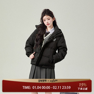 花铃太太90绒羽绒服女学院风冬季小个子韩版设计感保暖冬外套百搭