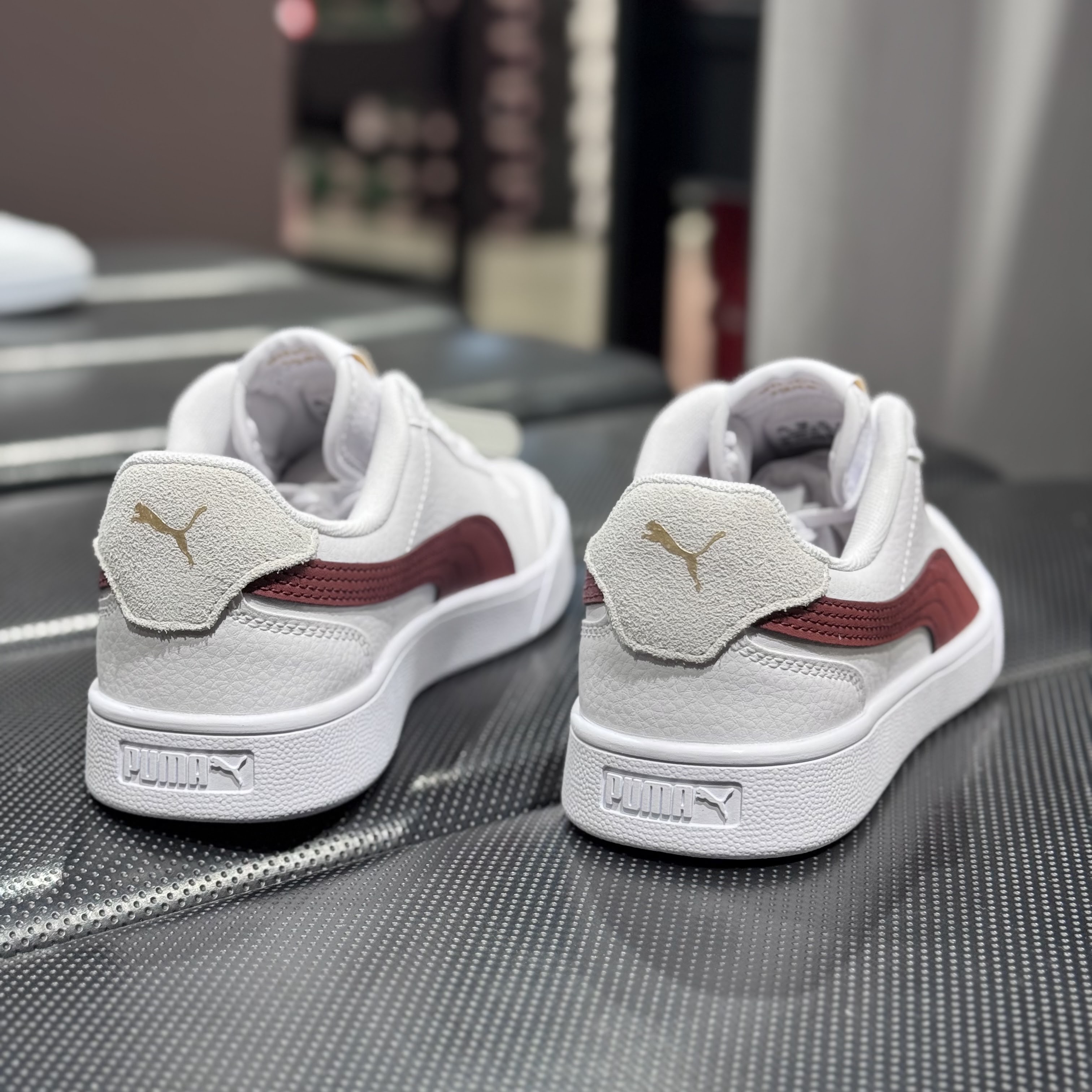 彪马PUMA男女情侣复古低帮轻便透气百搭运动休闲板鞋小白鞋309668