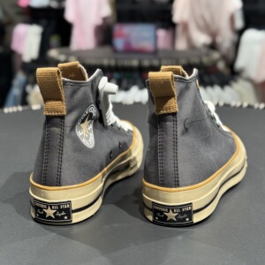 匡威Converse新款男女情侣复古拼接机能风高帮帆布板鞋A09111C