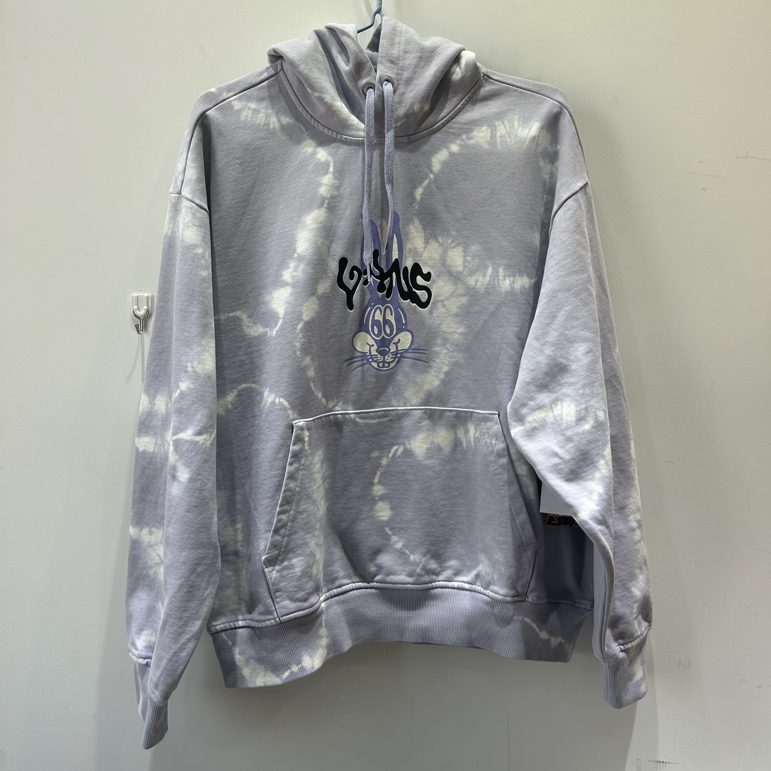Vans 2024新款兔八哥女针织休闲舒适宽松连帽套头卫衣VN000GQKCSI