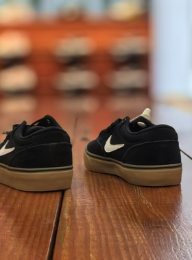 耐克 SB Chron SLR 耐克 黑生胶 男女轻便低帮 滑板鞋 DM3493-002