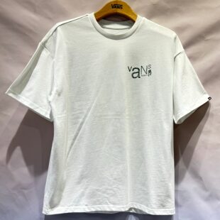 潮流嘻哈休闲百搭男女同款 Vans 个性 时尚 T恤VN000HA9WHT 白色短袖