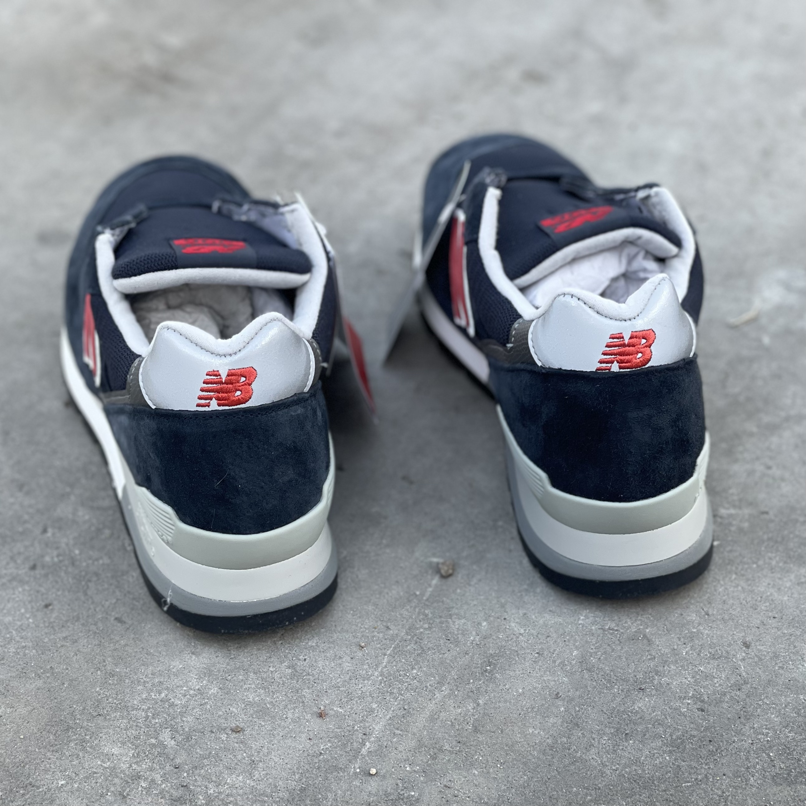 美产new balance nb996深蓝红复古休闲运动潮流缓震慢跑鞋m996nrj