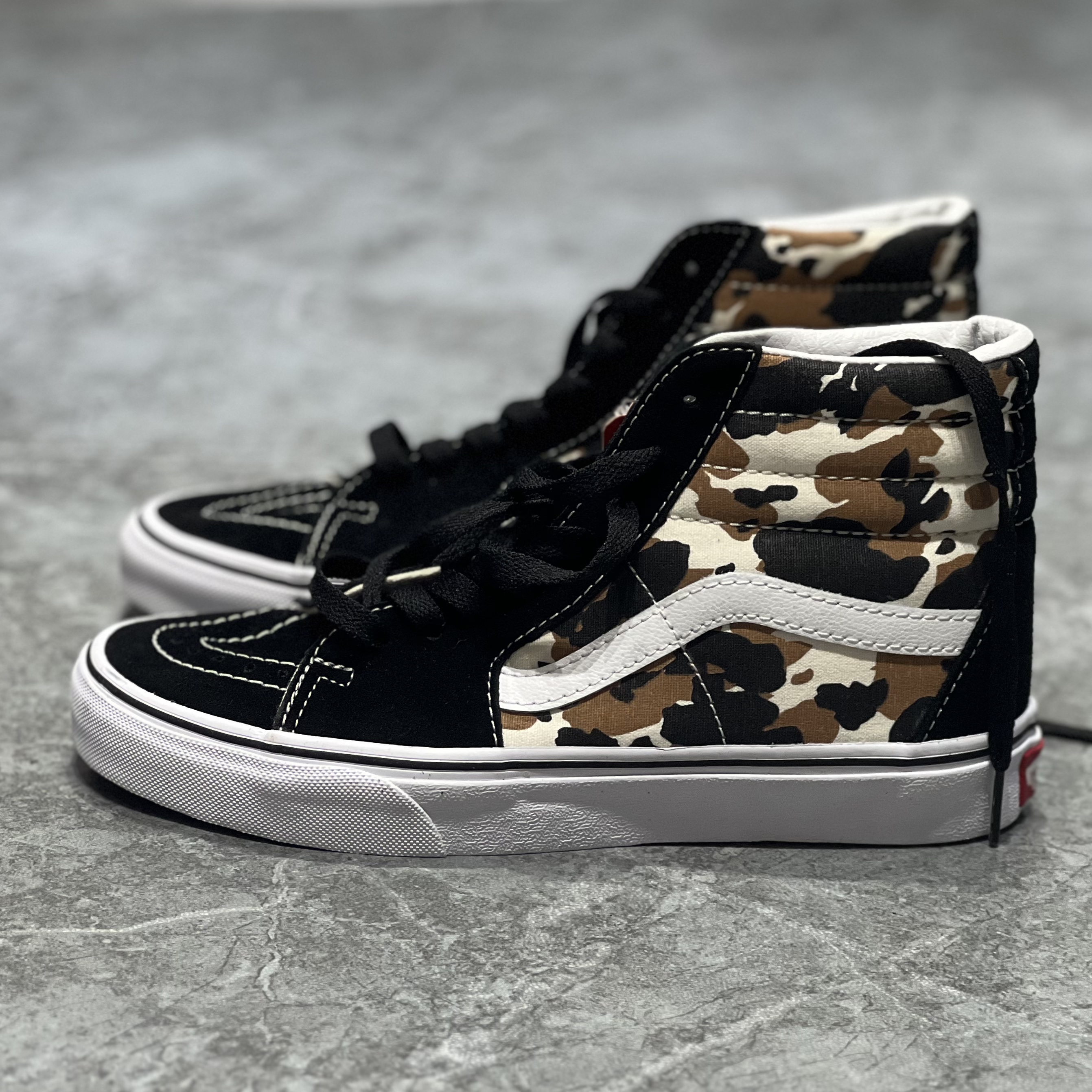 VANS SK8-HI男女情侣豹纹高帮轻便透气休闲运动滑板鞋VN0A7Q5NMUL 运动鞋new 板鞋 原图主图