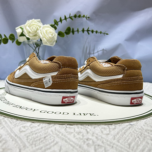 Vans Caldrone舒适百搭棕色男女同款低帮百搭低帮板鞋VN000CXZ1OU