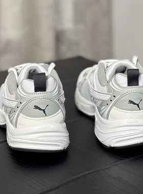 彪马Milenio 白色复古百搭舒适透气低帮休闲跑步老爹鞋402113 N仓