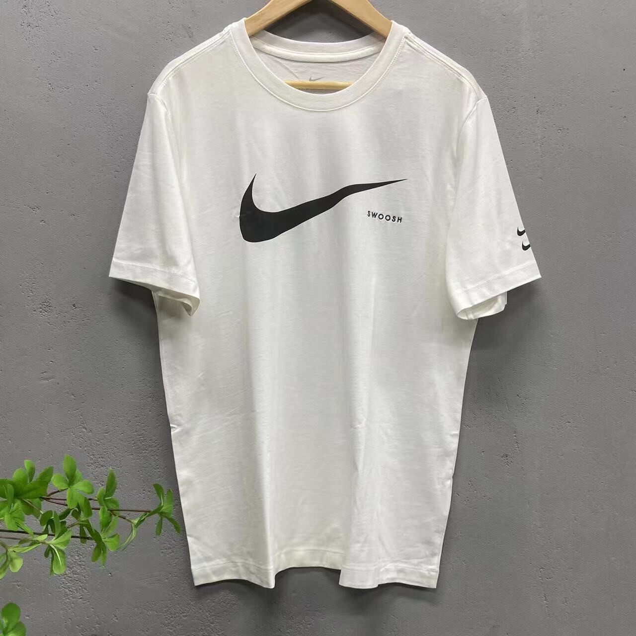 耐克/nike夏季男子新款针织双钩纯棉透气圆领运动休闲t恤db5858