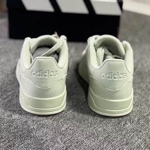 Adidas阿迪达斯neo Entrap低帮拼接女子运动清新绿休闲板鞋ID6055