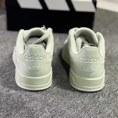 Adidas阿迪达斯neo Entrap低帮拼接女子运动清新绿休闲板鞋ID6055