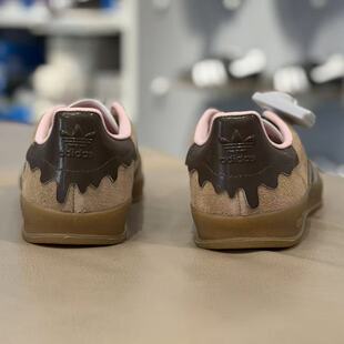 adidas三叶草GAZELLE INDOOR男女低帮休闲运动板鞋德训鞋JR8028