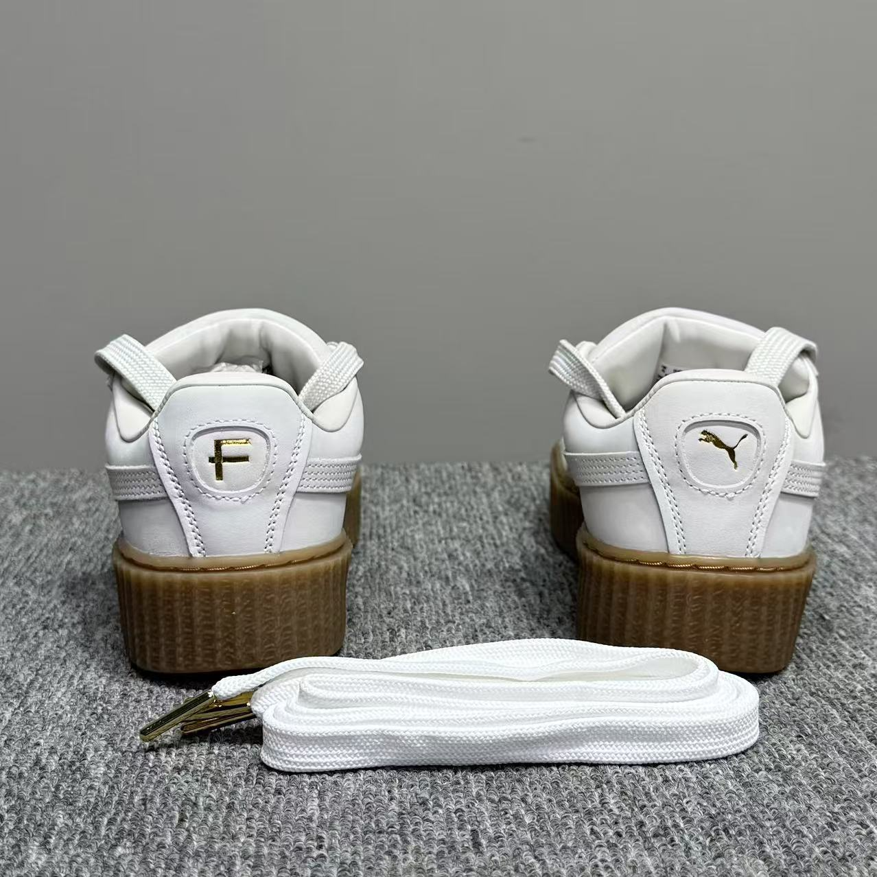 PUMA彪马男女款蕾哈娜松糕厚底鞋增高百搭休闲板鞋CREEPER 396813