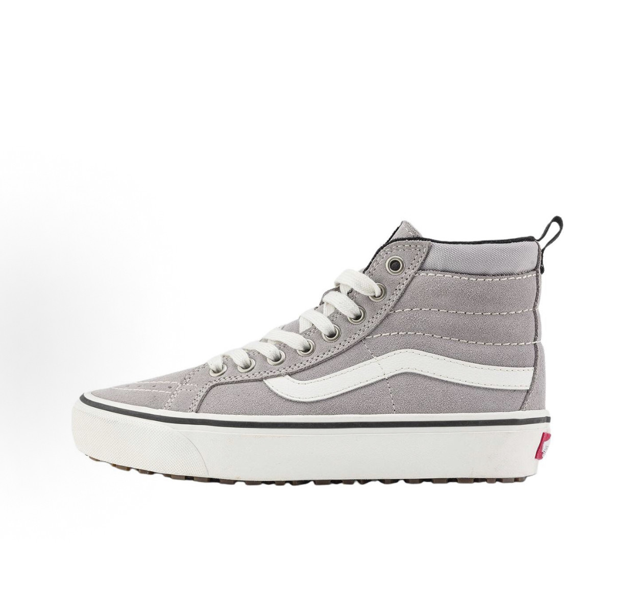 Vans 春秋灰色高帮sk8百搭舒适男女同款休闲翻毛皮鞋VN000EB4KAQ
