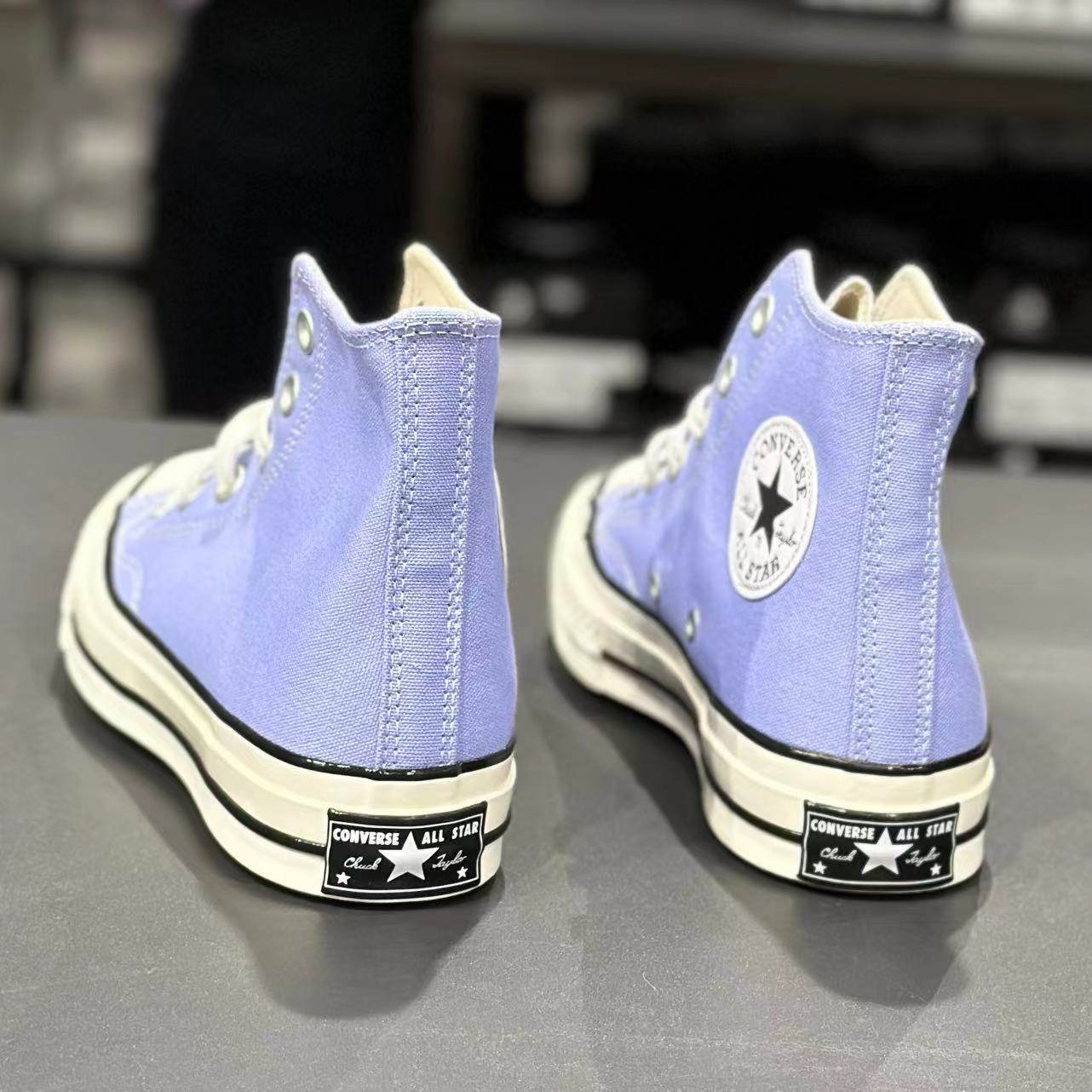 匡威converse春夏女子高帮经典款1970s紫罗兰休闲帆布鞋 a03449c