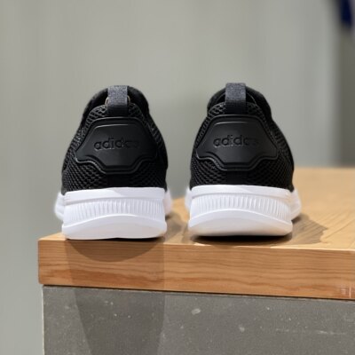 Adidas 阿迪达斯男子一脚蹬织物缓震轻便运动鞋H04343