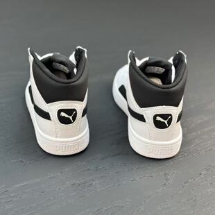 PUMA彪马新款女款增高情侣中帮皮质休闲运动板鞋小白鞋359169