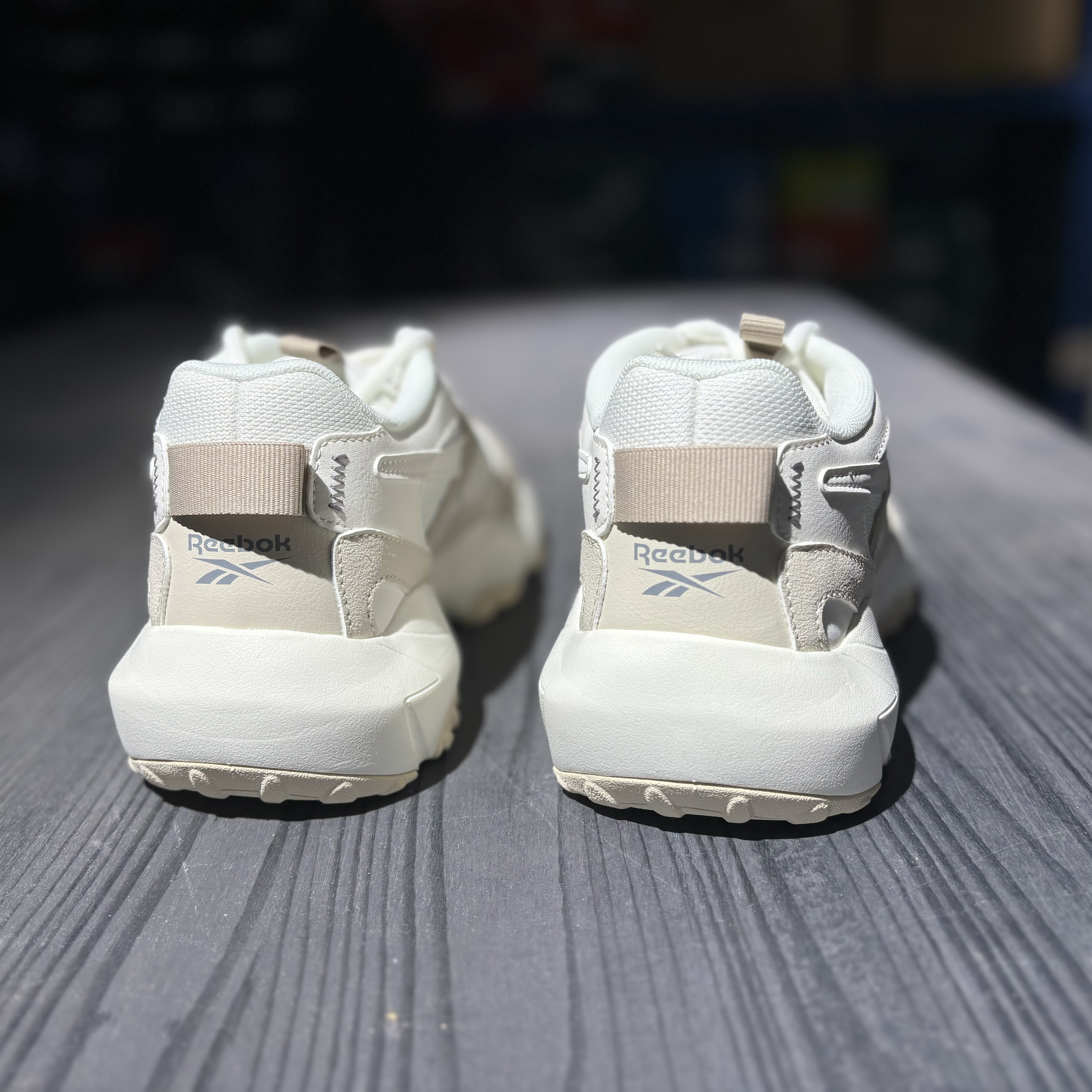 锐步Reebok Fluffipuff复古休闲运动情侣老爹鞋贝果鞋HP7725 N仓