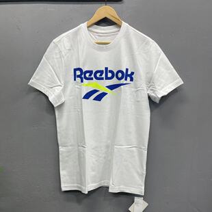 REEBOK/锐步 夏季新款男子短袖舒适透气圆领运动休闲T恤 DX3818