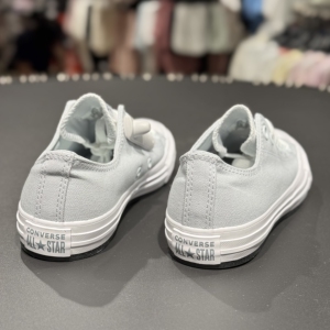 匡威Converse新款男女情侣灰白水晶底休闲低帮帆布板鞋A05022C