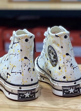 匡威 Chuck 70 女子新款泼墨感印花帆布鞋时尚潮流休闲鞋A01170C