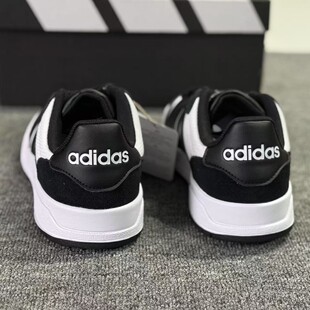 Adidas/阿迪达斯ENTRAP男女款篮球风黑白低帮运动休闲鞋 JI2560