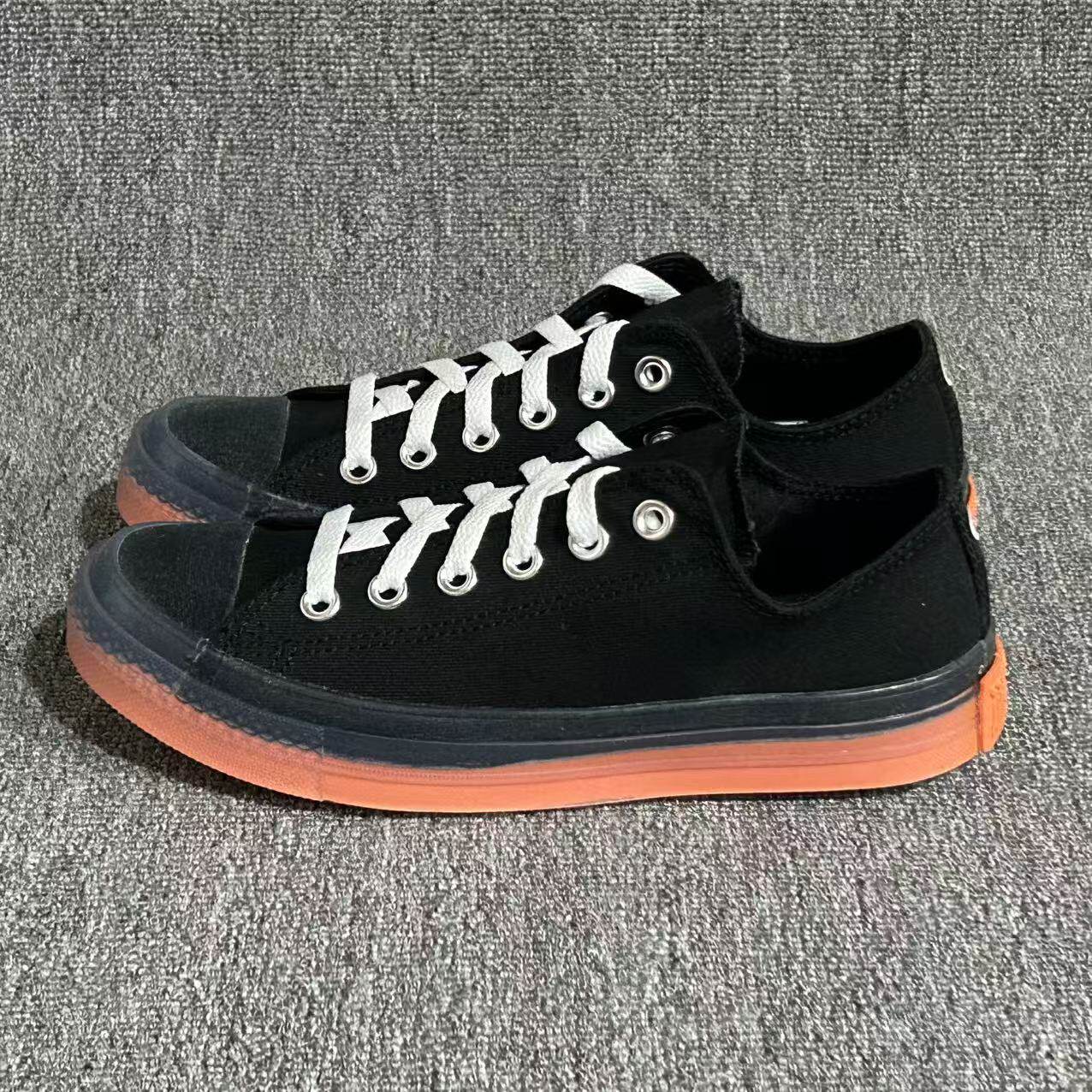 Converse匡威All Star CX橘色果冻底情侣款低帮休闲帆布鞋168568C