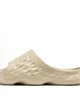 New Balance HUP夏季舒适百搭轻便耐磨米色一字拖鞋 SUFHUPS3