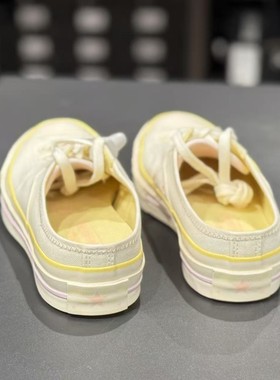 Converse匡威新款1970S米黄色女子懒人一脚蹬半拖鞋帆布鞋A10076C