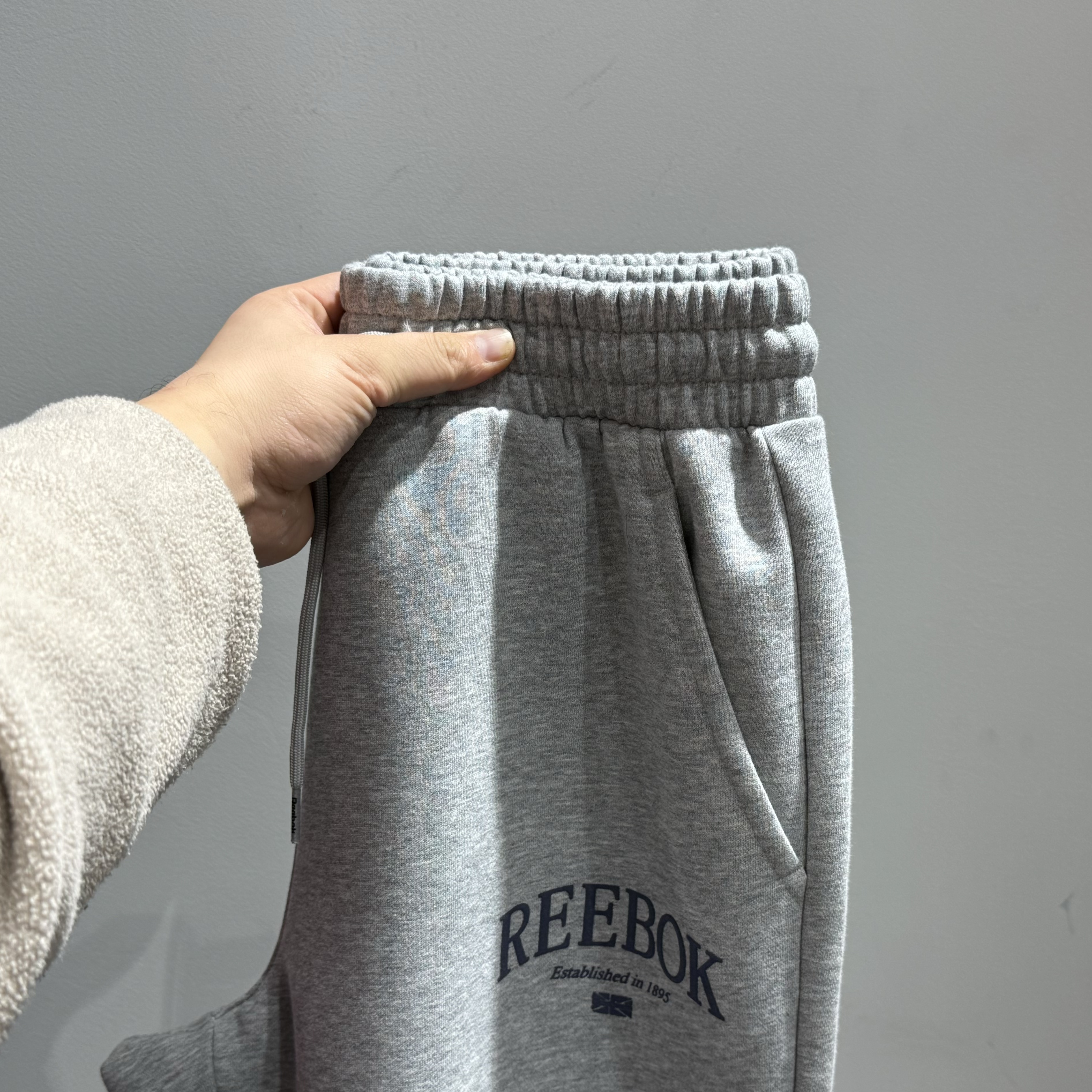 坏蛋的店锐步/Reebok 秋冬加绒保暖束脚百搭宽松卫裤24FRM609UGG3