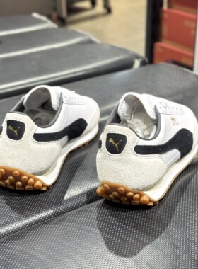 彪马PUMA新款男子休闲运动低帮翻毛皮防滑章鱼鞋复古跑步鞋399025