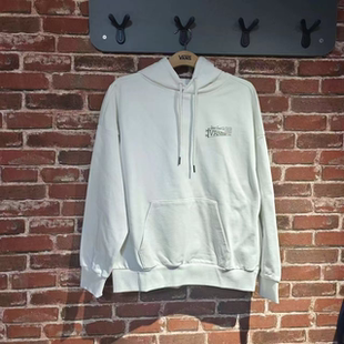 vans 春秋季白色刺绣新款百搭舒适男女款休闲连帽卫衣vn000ndzfs8