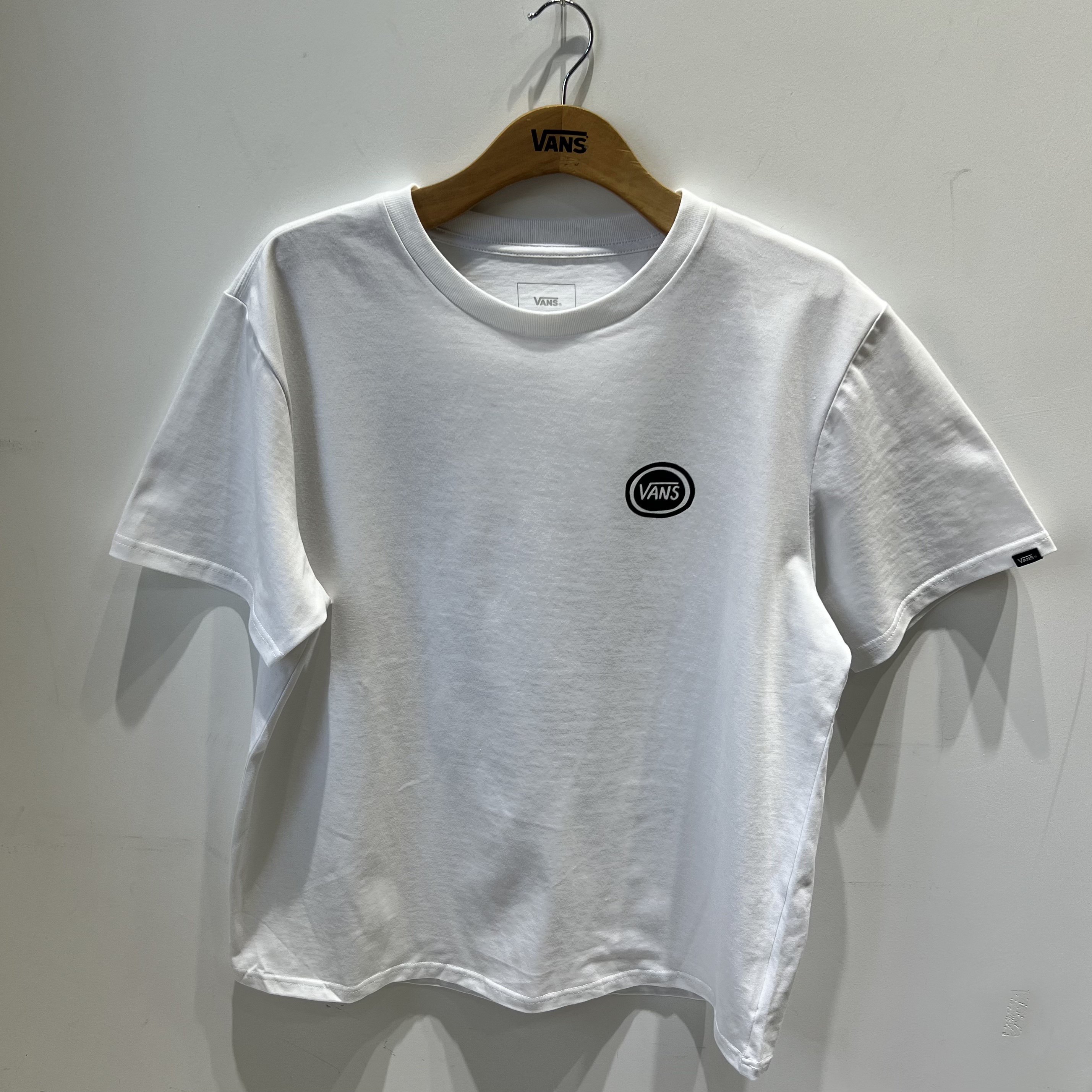 Vans 夏季男女同款情侣舒适百搭休闲印花运动短袖T恤VN000GPXWHT