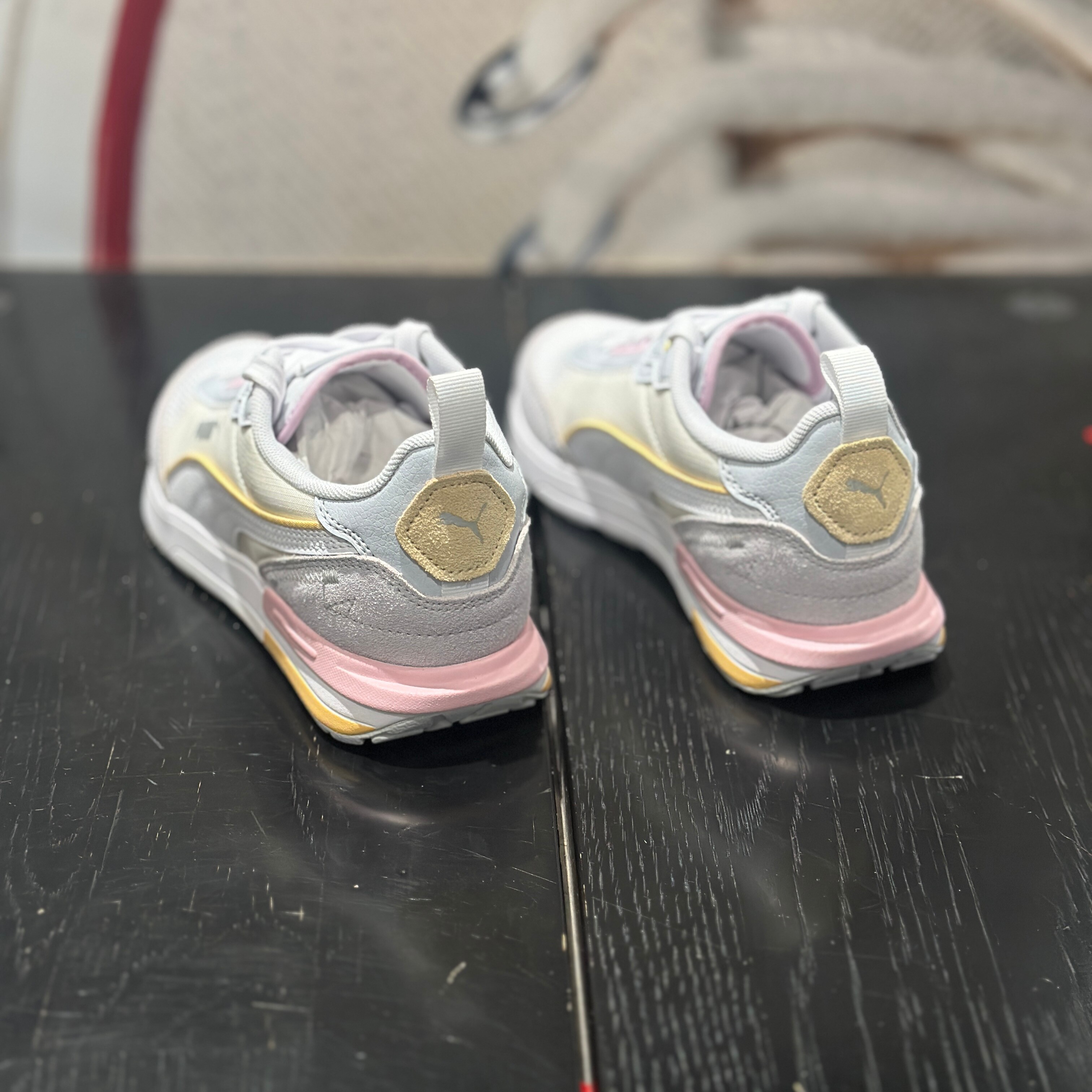 Puma/彪马夏新款女鞋复古轻便拼接运动鞋透气老爹鞋387066