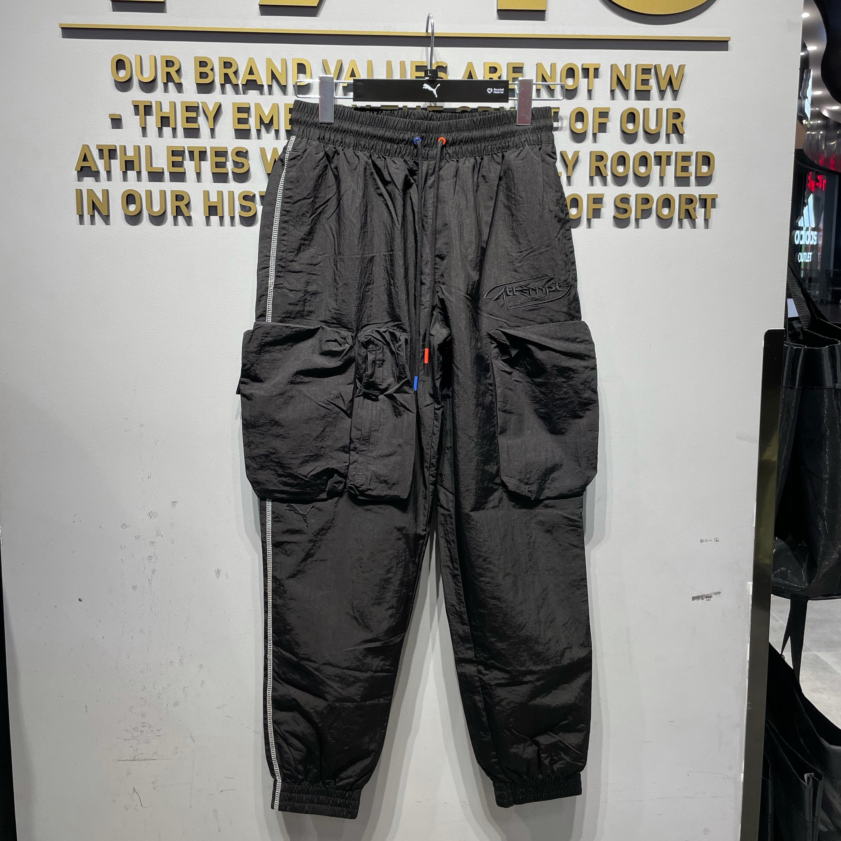 Puma/彪马男女同款ATTEMPT联名秋冬运动休闲束脚梭织长裤598944