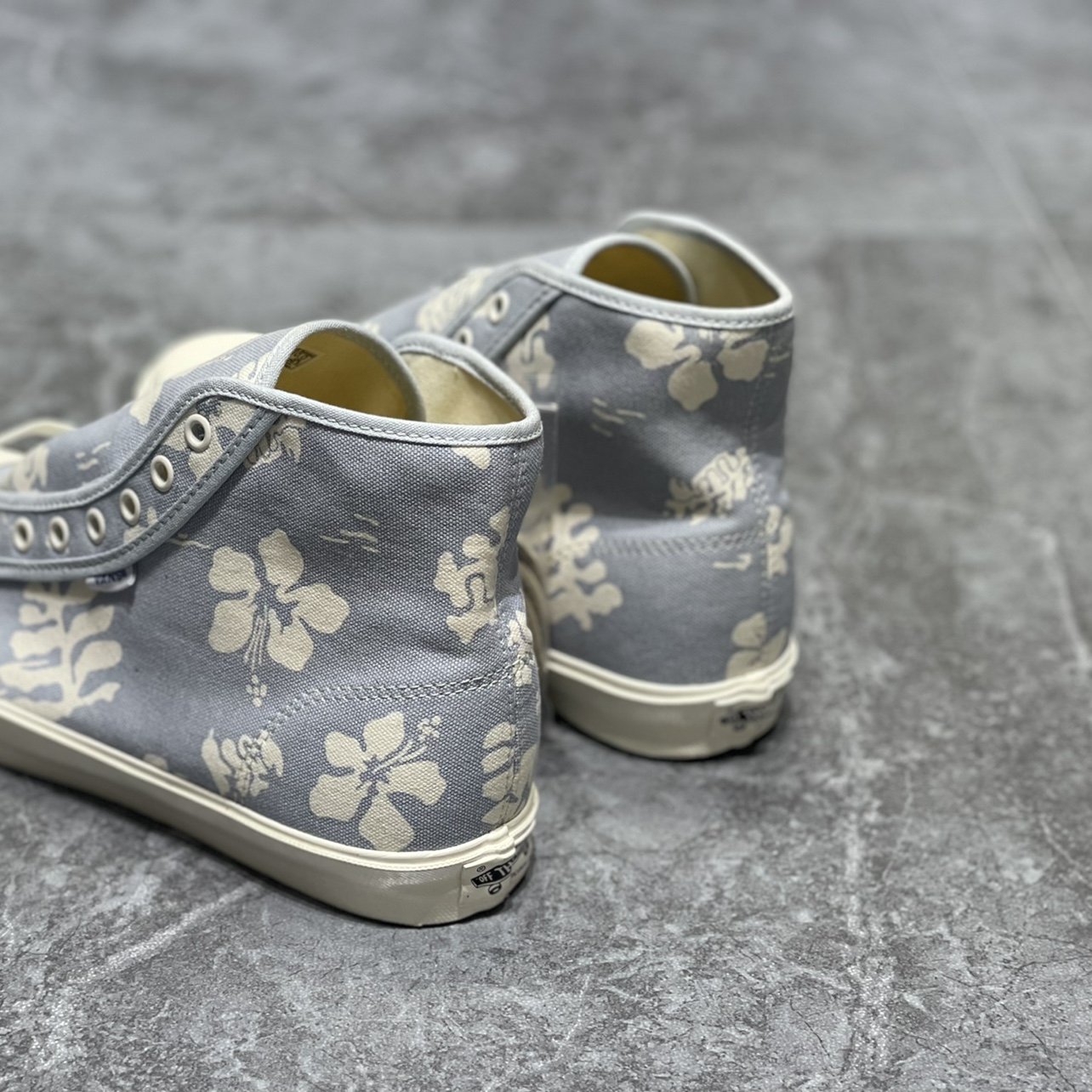 Vans vault og高帮style24男女休闲蓝色帆布滑板鞋子VN0A5HUT4O6