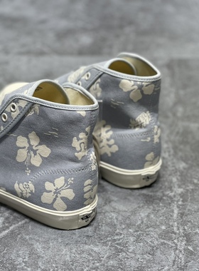 Vans vault og高帮style24男女休闲蓝色帆布滑板鞋子VN0A5HUT4O6