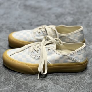 Vans Authentic SF男女款棋盘格牛筋底低帮帆布滑板鞋VN0A4BWT7Z2