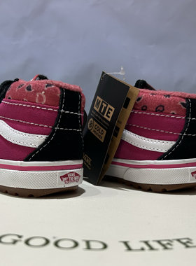Vans Mte冬季加绒保暖防风防滑百搭儿童款高帮板鞋子VN0A5KRNB9P