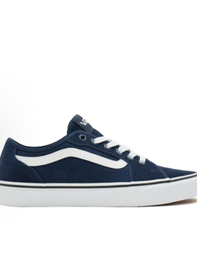 vans 春秋海军蓝low百搭舒适男女同款休闲帆布板鞋子VN0A3WKZ5M5