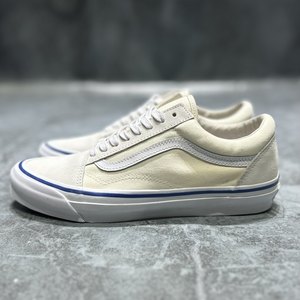 vans oldskool男女同款米白色OG干净百搭休闲帆布板鞋VN0A4P3X638