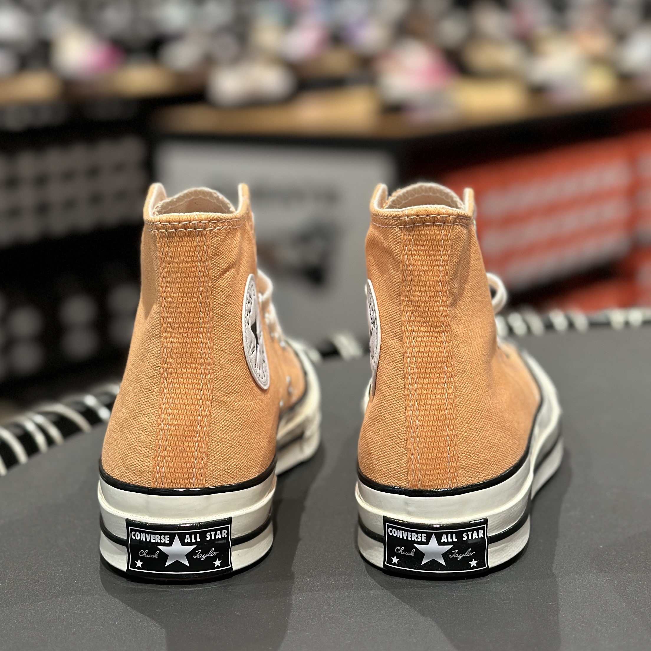 匡威Converse高帮情侣款1970s橙色休闲运动帆布鞋A05583C