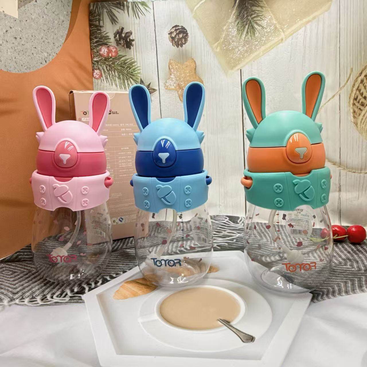 夏季便携儿童水杯大容量吸管杯宝宝防呛杯子男女孩可爱外出太空杯,餐饮具,吸管杯,淘宝优惠券,粉丝福利购,淘宝优惠卷