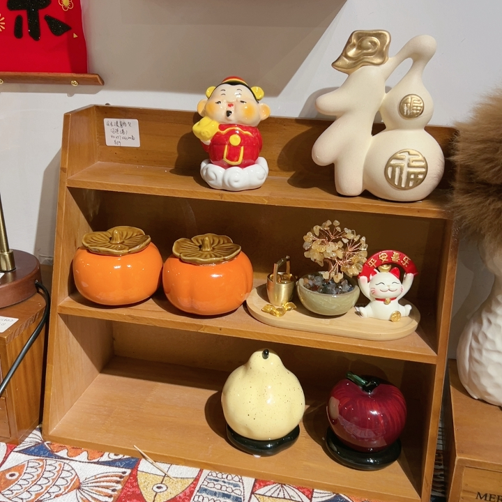 实木置物架40*17*33（可挂墙）