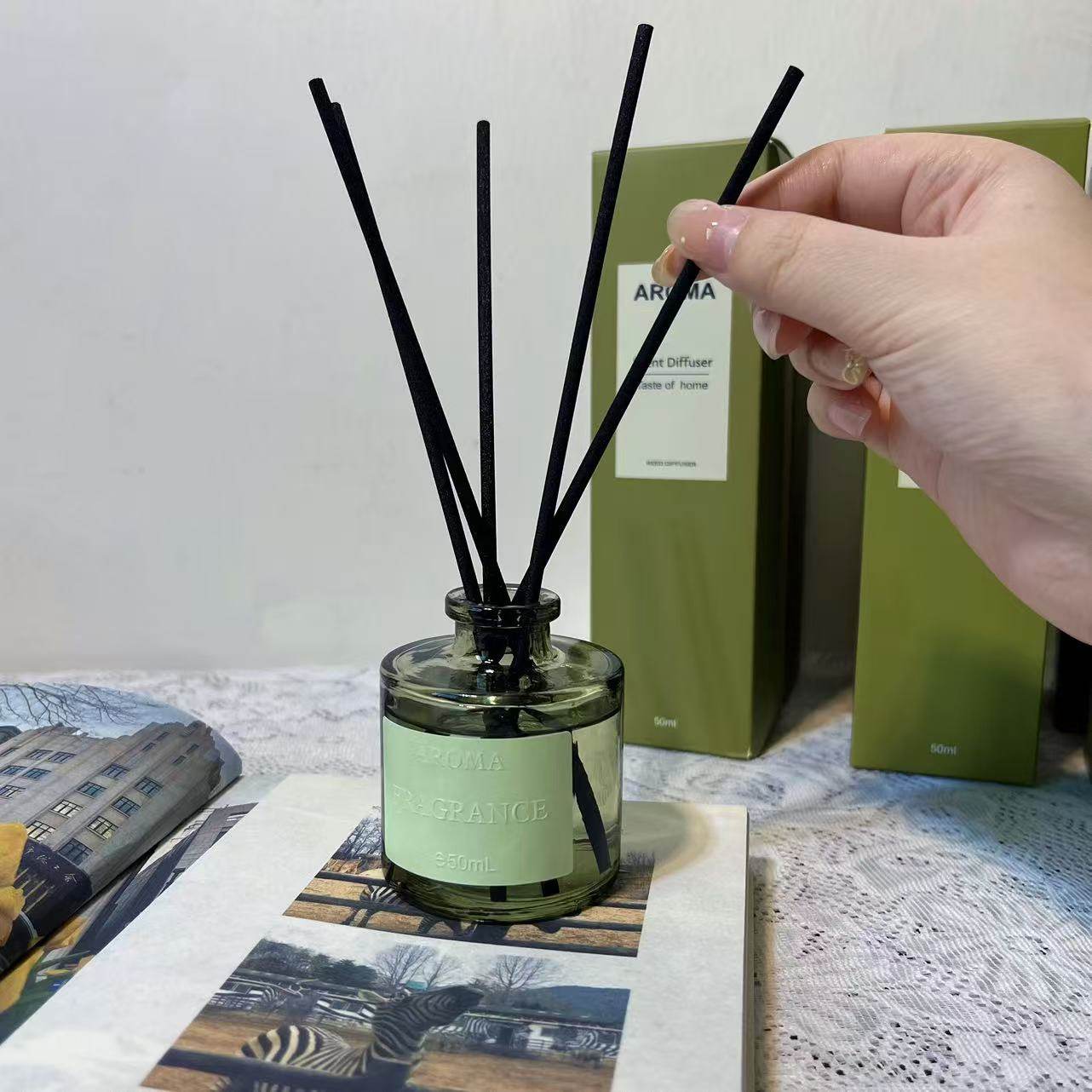 50ml无火香薰6味可选 英国梨小苍兰/希尔顿/香格里拉等