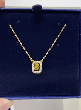 宏光女水钻跳动项链吊坠大牌同款