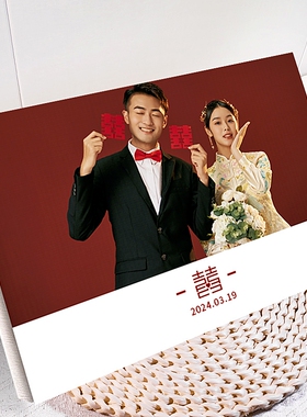 婚纱照相册结婚照周年纪念婚礼跟拍相册定制照片书订婚写真做相册